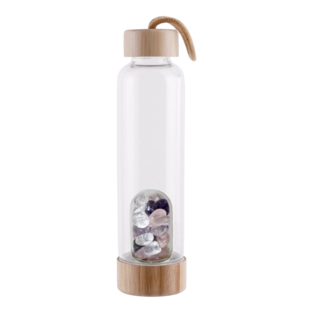 Borraccia eco luxury Unicorn primo chakra: design esclusivo, stile, radicamento ed energia per chi ama benessere, magia e sostenibilità.